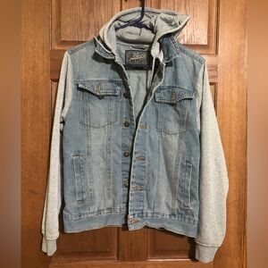 Jean/sweater sleeve jacket
